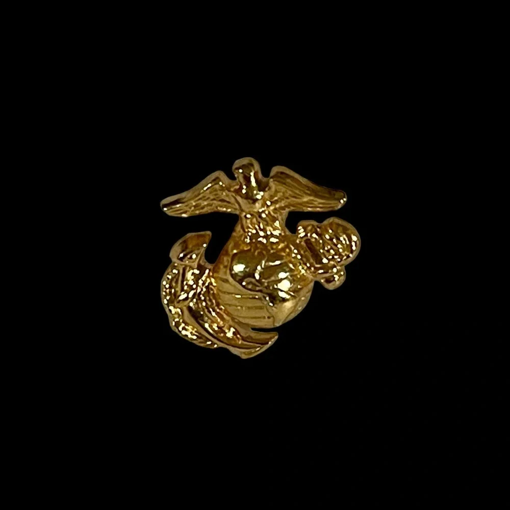 USMC United States Marine Corp Eagle Globe and Anchor Tie Tack - Picture 3 of 9